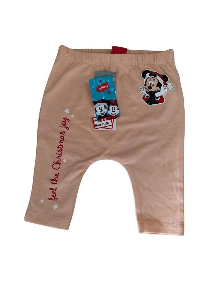 Kerst broekje Disney Mickey Mouse zalmkleur maat 56 NIEUW, Kinderen en Baby's, Babykleding | Maat 56, Nieuw, Meisje, Broekje, Ophalen of Verzenden