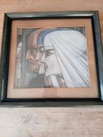 Kleuren litho Jan Toorop Bezonkenheid, Ophalen of Verzenden