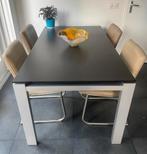 Design eettafel uitschuifbaar (Bree’s New World), Ophalen, 50 tot 100 cm, Zo goed als nieuw, Vijf personen of meer
