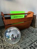 Vintage grote houten lectuurbak, Huis en Inrichting, Woonaccessoires | Krantenbakken en Lectuurbakken, Ophalen, Zo goed als nieuw