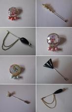 Diverse vintage broches / reversspelden / hoedenspelden, Ophalen, Overige materialen, 4 tot 7 cm, Gebruikt