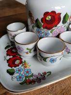 Borrel/Schnapps set retro, Antiek en Kunst, Antiek | Keramiek en Aardewerk, Ophalen of Verzenden