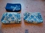 020/KLM X RITUALS TOILETTASSEN/3 VOOR 10 €/ VLIEGTUIG BESTEK, Sieraden, Tassen en Uiterlijk, Ophalen, Zo goed als nieuw, Blauw
