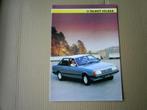 Talbot Solara 1985 20 pag., Boeken, Auto's | Folders en Tijdschriften, Verzenden, Zo goed als nieuw, Overige merken