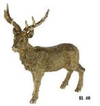 Beeld Hert Gold H.40, Diversen, Kerst, Verzenden
