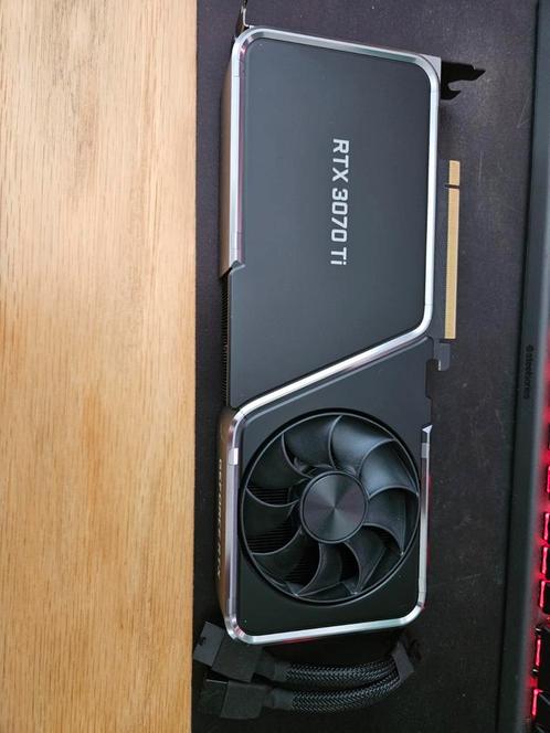 Nvidia RTX 3070 Ti Founders Editie, Computers en Software, Videokaarten, Gebruikt, Nvidia, PCI-Express 4.0, GDDR6, HDMI, DisplayPort