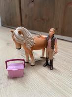 Schleich Horse club pony setje 41431, Ophalen of Verzenden, Zo goed als nieuw, Paard, Beeldje of Figuurtje