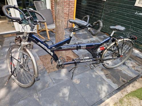 Koga miyata twin traveller. Vouwbaar, Fietsen en Brommers, Fietsen | Tandems, Gebruikt, Meer dan 20 versnellingen, 53 tot 57 cm