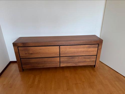 Massieve walnoot kast Dressoir Goossens – zo goed als nieuw, Huis en Inrichting, Kasten | Dressoirs, Zo goed als nieuw, 25 tot 50 cm