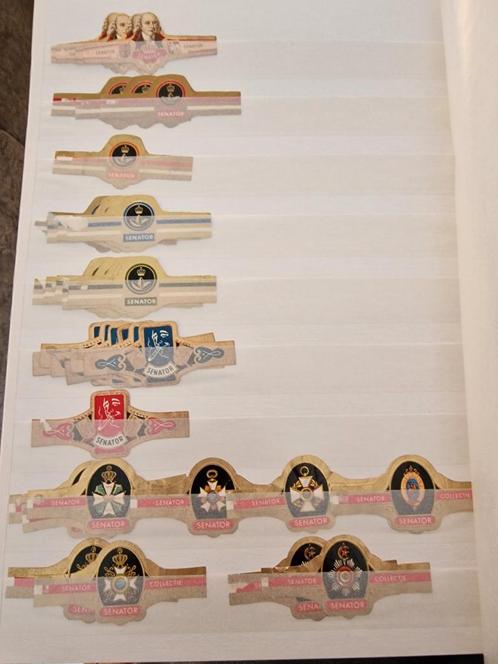 Vintage Senator Sigarenbandjes - Collectie, Verzamelen, Overige Verzamelen, Gebruikt, Ophalen of Verzenden