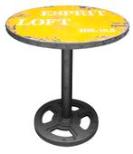 Industriële bistrotafel 77 x 80 cm. *NIEUW*, Rond, Nieuw, 50 tot 100 cm, Industrieel, bistro