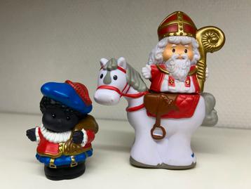 Fischer Price Little People Sinterklaas, zwarte piet &gratis beschikbaar voor biedingen
