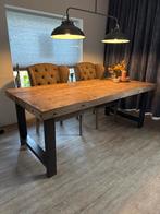 Industriële eettafel - Loods 5, Huis en Inrichting, Ophalen, 100 tot 150 cm, Zo goed als nieuw, Vijf personen of meer
