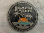 Beach Rated 4x4 Metal Badge spec. voor Jeep (of ander merk), Verzenden, Nieuw, Jeep