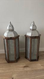 Oosterse lantaarns - set van 2, Huis en Inrichting, Woonaccessoires | Kandelaars en Kaarsen, 50 tot 75 cm, Ophalen of Verzenden