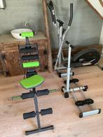 3x sport toestellen, Ophalen, Gebruikt, Metaal, Crosstrainer