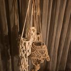 Macramé Windlichten - Diverse Kleuren, Huis en Inrichting, Woonaccessoires | Kandelaars en Kaarsen, Overige materialen, Crème