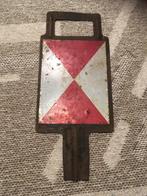 antiek trein Einde treinbord DB Deutsche Bahn metaal, Verzamelen, Spoorwegen en Tramwegen, Ophalen of Verzenden, Trein, Overige typen