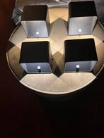 4 oplaadbare wandlampen, Huis en Inrichting, Lampen | Wandlampen, Ophalen of Verzenden, Zo goed als nieuw, Metaal