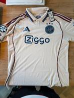Nieuw Ajax 3e Shirt Maat L met CL Badges, Ophalen, Maat 52/54 (L), Beige, Nieuw