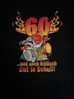 60 jaar T-Shirt maat L.  Nieuw !, Ophalen of Verzenden, Nieuw, Maat 52/54 (L), Zwart