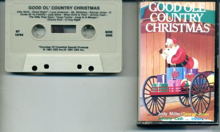Good Ol' Country Christmas 14 nrs cassette 1981 als NIEUW, Cd's en Dvd's, Cassettebandjes, Zo goed als nieuw, Origineel, Overige genres