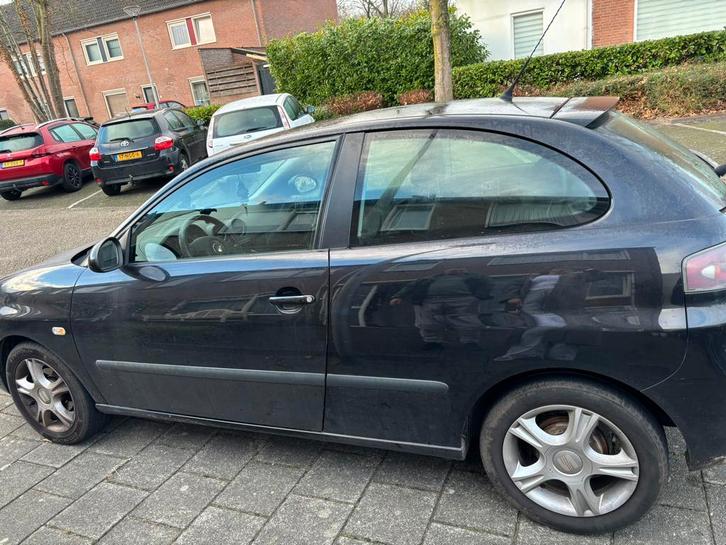 Seat Ibiza 1.4 16V 63KW 3DRS 2008 Zwart, Auto's, Seat, Particulier, Ibiza, Benzine, C, Hatchback, Handgeschakeld, Origineel Nederlands