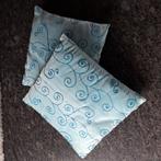 Sierkussens, Huis en Inrichting, Woonaccessoires | Kussens, Ophalen of Verzenden, Zo goed als nieuw, Blauw, Vierkant
