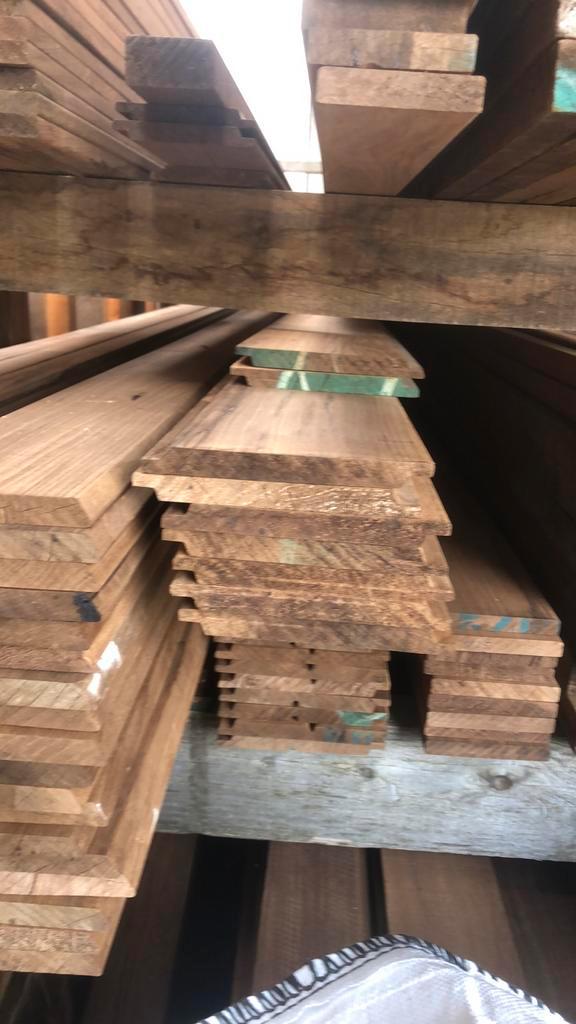 Eiken dakbeschot thermisch frake gevelbekleding rabat ayous, Doe-het-zelf en Verbouw, Hout en Planken, Nieuw, Plank, Eiken, 300 cm of meer