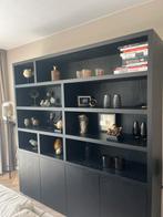 Zwart eikenhouten Buffetkast Barcelona goossens, Huis en Inrichting, Ophalen, Zo goed als nieuw, 25 tot 50 cm, 200 cm of meer