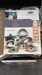 Berghaus, Nieuw Pannenset RVS met glazen deksels, Huis en Inrichting, Keuken | Potten en Pannen, Ophalen, Nieuw, Pannenset, Rvs