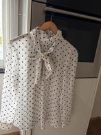 Marccain Blouse Wit met Zwart Maat 40, Ophalen of Verzenden, Zo goed als nieuw, Maat 38/40 (M), Wit