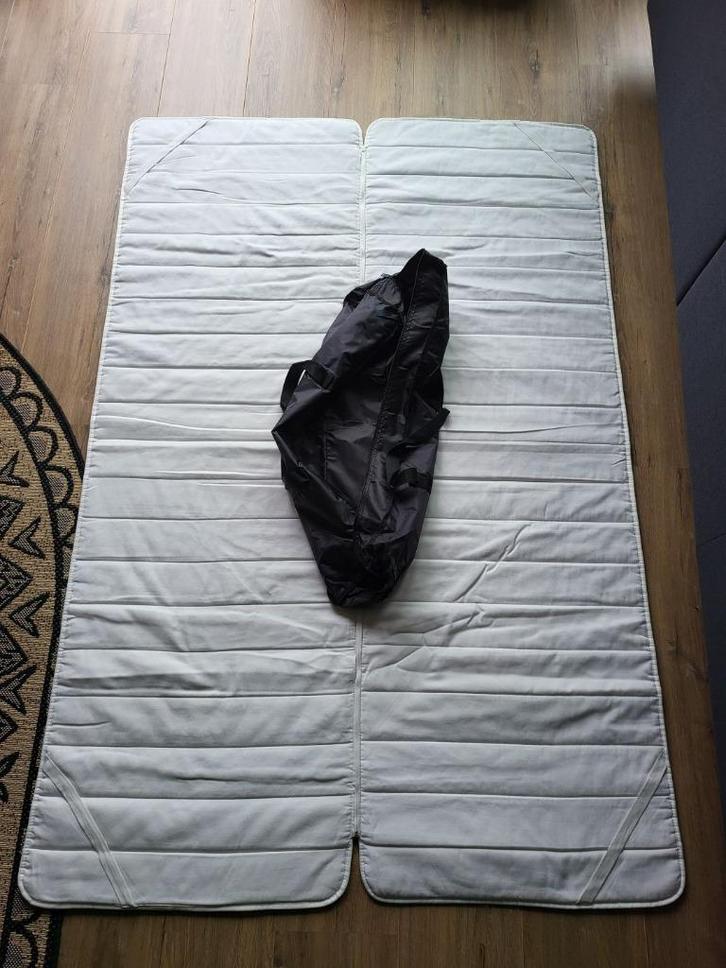 Matras- of slaapbankbeschermer voor max 2 personen en zak, Huis en Inrichting, Slaapkamer | Matrassen en Bedbodems, Zo goed als nieuw