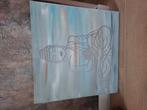 Handmade Boeddha doek 50x50 cm, Ophalen of Verzenden, Gebruikt