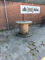 Kabelhaspel, Ophalen, Gebruikt, Rond, Hout