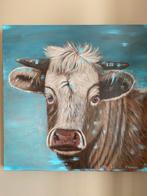 Schilderij koe, Antiek en Kunst, Ophalen of Verzenden