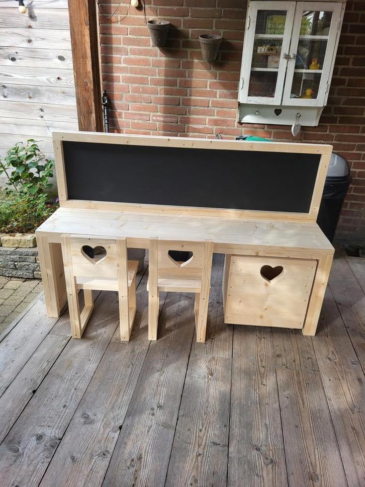 Kinderbureau steigerhout 2, Kinderen en Baby's, Kinderkamer | Tafels en Stoelen, Tafel(s), Ophalen of Verzenden
