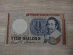 Bijna UNC biljet 10 gulden Hugo de Groot, 1953, Postzegels en Munten, Bankbiljetten | Nederland, Ophalen of Verzenden, 10 gulden