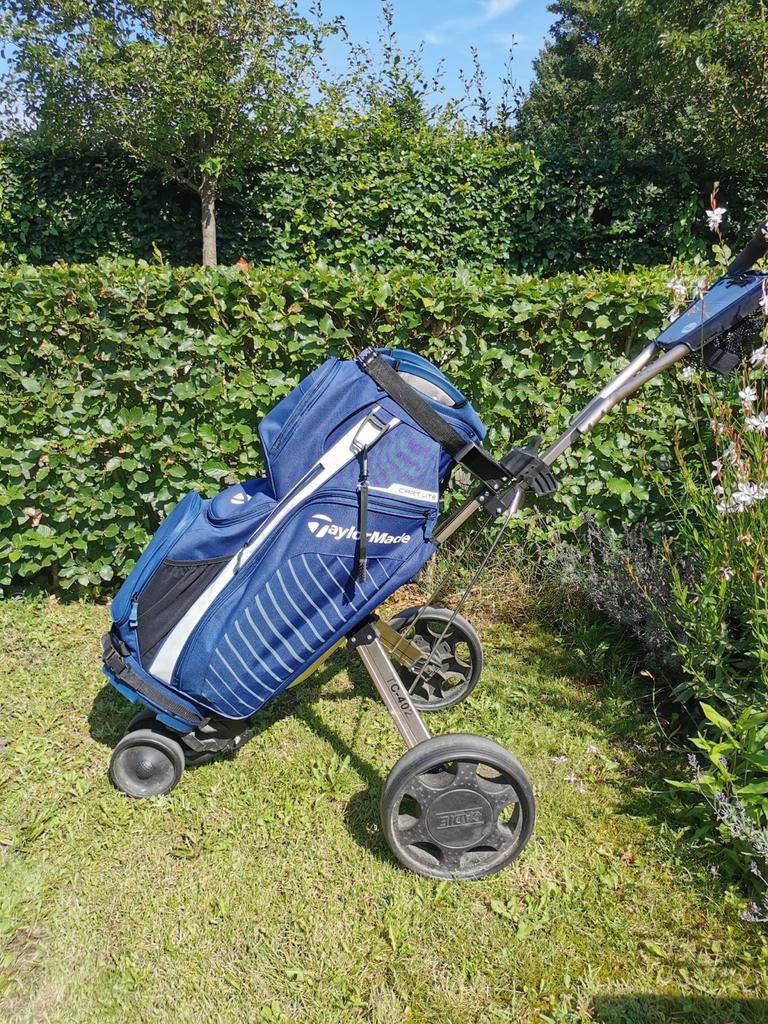 Taylormade Cart Lite Golftas + Trolley, Sport en Fitness, Golf, Ophalen, Gebruikt, Tas, Overige merken