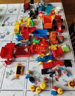 Partij Lego Duplo auto's , popjes , diverse en dierentuinset, Ophalen of Verzenden, Zo goed als nieuw, Duplo
