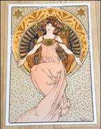 Pracht ALPHONSE MUCHA Kunst Jugendstil Poster affiche, Antiek en Kunst, Ophalen of Verzenden
