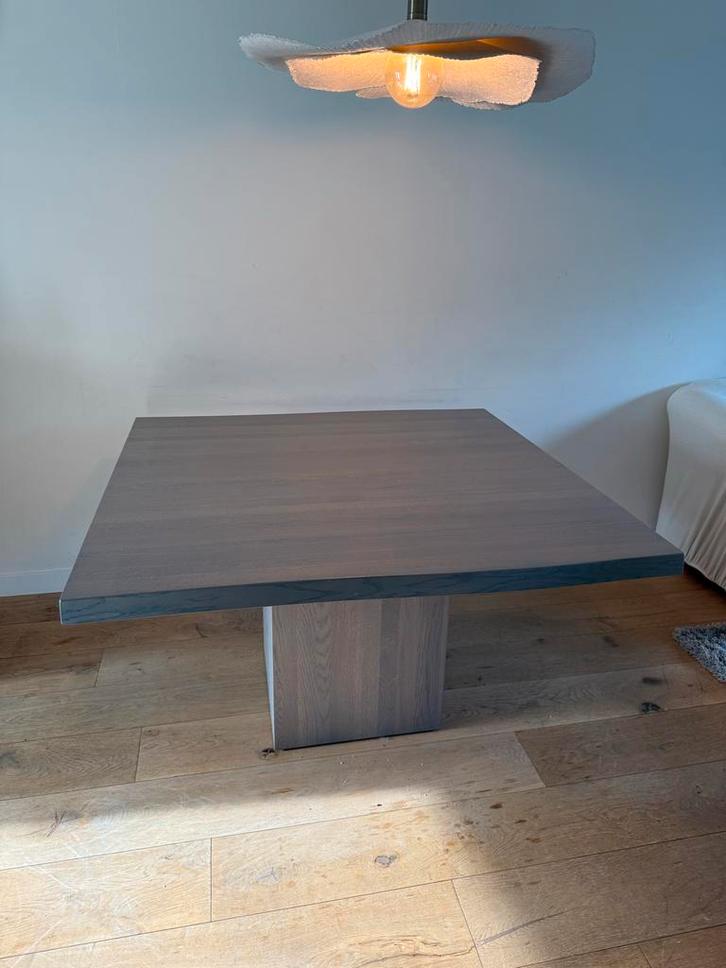 Jan des Bouvrie Eikenhouten Tafel - 130 cm - 4-6 persoons, Huis en Inrichting, Tafels | Eettafels, Gebruikt, 100 tot 150 cm, Vijf personen of meer