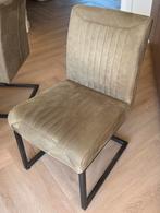 3 Stoelen en eetkamerbankje groen Parantino, Ophalen of Verzenden, Zo goed als nieuw, Drie