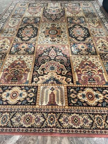 Groot Tapijt - 250cm x 350 vintage scheerwol vloerkleed wol beschikbaar voor biedingen