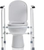 Verstelbaar Toiletframe met Armsteunen – Wit, Ophalen, Nieuw