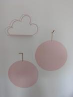 Magneetbord en wolkenschapje roze, Ophalen, Zo goed als nieuw