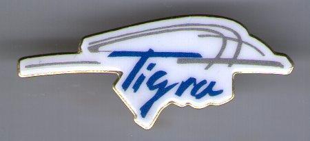 Opel Tigra email op zilverkleurig auto PIN ( BLAD2_230 ), Verzamelen, Speldjes, Pins en Buttons, Zo goed als nieuw, Speldje of Pin