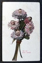Waar is jullie mama, kinderen in de bloemen? 1913, Verzenden, Voor 1920, Gelopen, Kinderen