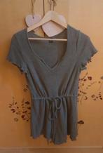 Leuke grijze jumpsuit maat S met touwtjes bij taille, Ophalen of Verzenden, Zo goed als nieuw, Maat 36 (S), Grijs