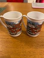 4 KERST BEKERS met VERSCHILLENDE AFBEELDINGEN/ helemaal GAAF, Ophalen of Verzenden, Zo goed als nieuw